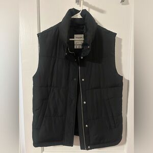 Abercrombie & Fitch Black Puffer Vest for Women Size Small